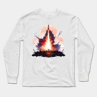 Launching Rocket Long Sleeve T-Shirt